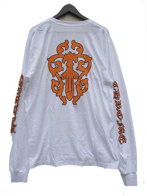 【美品】Chrome Hearts ロングスリーブ Tシャツ CHROME HEARTS ロングスリーブTシャツ ホワイト - メルカリ