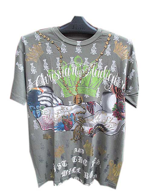 【クリスチャンオードジェー】CHRISTIAN AUDIGIER S/S TEE ［khaki］半袖　Tシャツ｜AMERICAN　DREAM