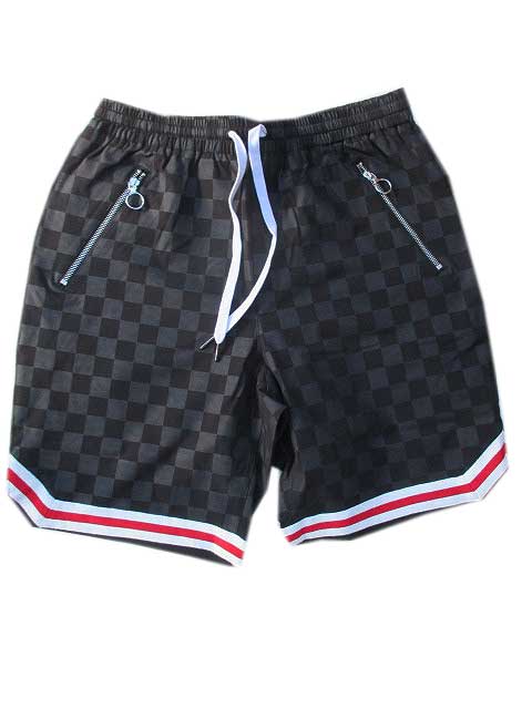 KONUSコーナスCHECKER PRINTED ショーツblack|AMERICAN DREAM