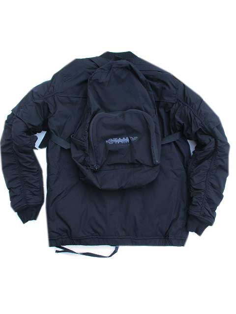 STAMPD スタンプド HESTON BOMBER&PACABLE BACK PACK black