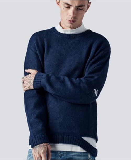 STAMPD スタンプド SHAUN SWEATER navy ニット｜AMERICAN　DREAM