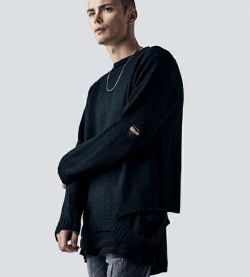 爆売り STAMPD スタンプド SHAUN SWEATER blackニット