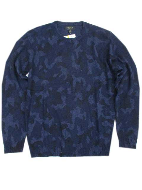 CLUB ROOM野球クラブ御部屋\u003cBR\u003e変装柄カシミアクルーニットnavy