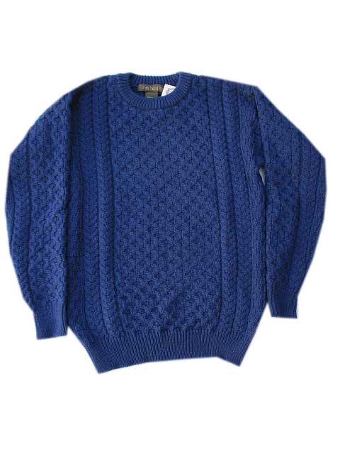INIS CRAFTSイニスクラフッケーブルニット　blue｜AMERICAN　DREAM