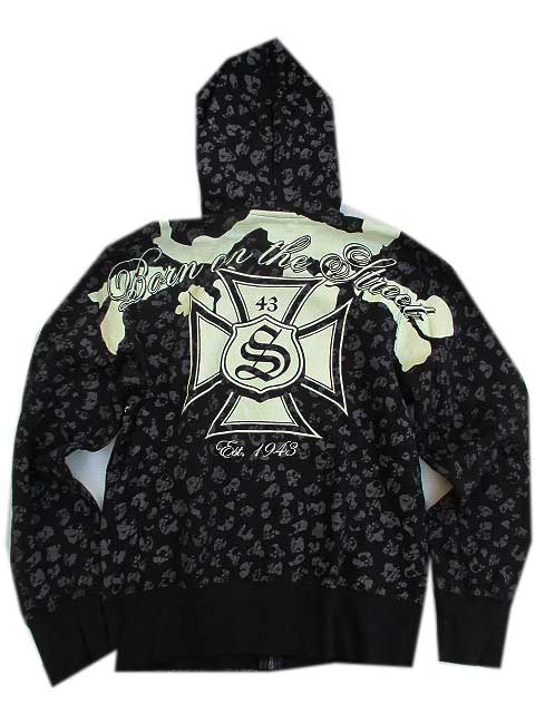 楽天市場】AFFLICTION/アフリクションジップアップパーカー イーグル