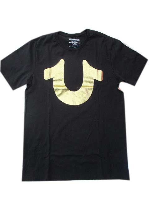 True Religionトゥルーレリジョン FOIL HORSESHOE Tシャツ　black