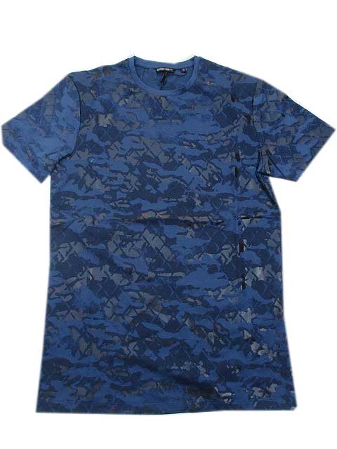 ANTONY MORATOアントニーモラート 総柄 Tシャツ　navy