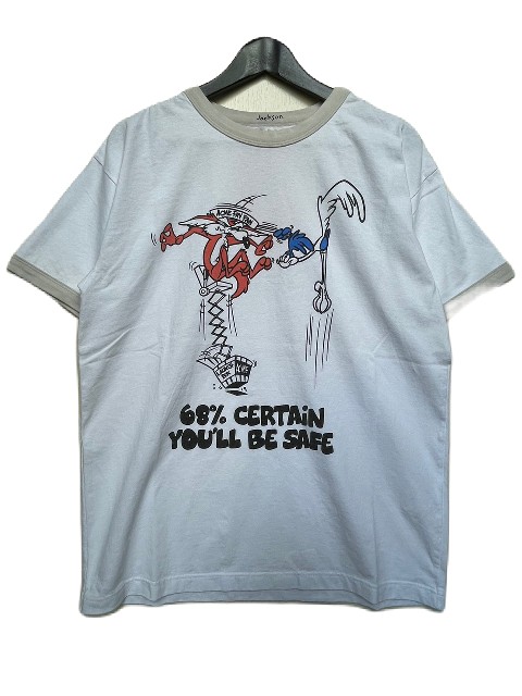 JACKSON MATISSEジャクソンマティス 68%CERTAIN Ringer Tee white/grey