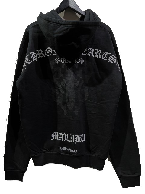 楽天市場】CHROME HEARTSクロムハーツホースシュージップパーカーblack 