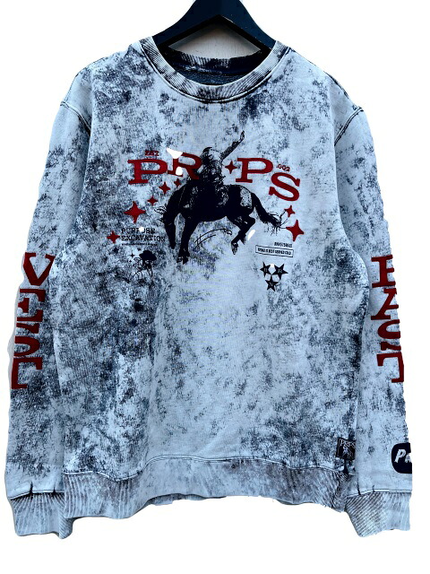 PRPSピーアールピーエス Weasand Crewneck クルースウェット