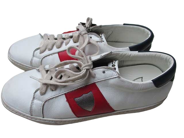 HTC LosangelesエイチティーシーSILVERLAIKE STUDDED MAN スニーカー　white/red｜AMERICAN　DREAM 24,257円