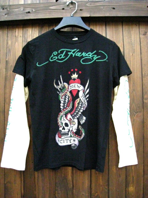 ED HARDY エドハーディー Double L/S TEE 10,419円