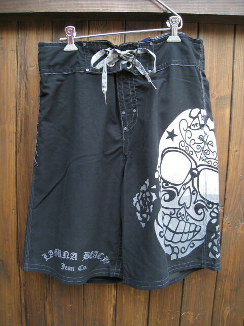LAGUNA BEACH / ラグナビーチ SWIM WEAR SKULL BLACK 水着