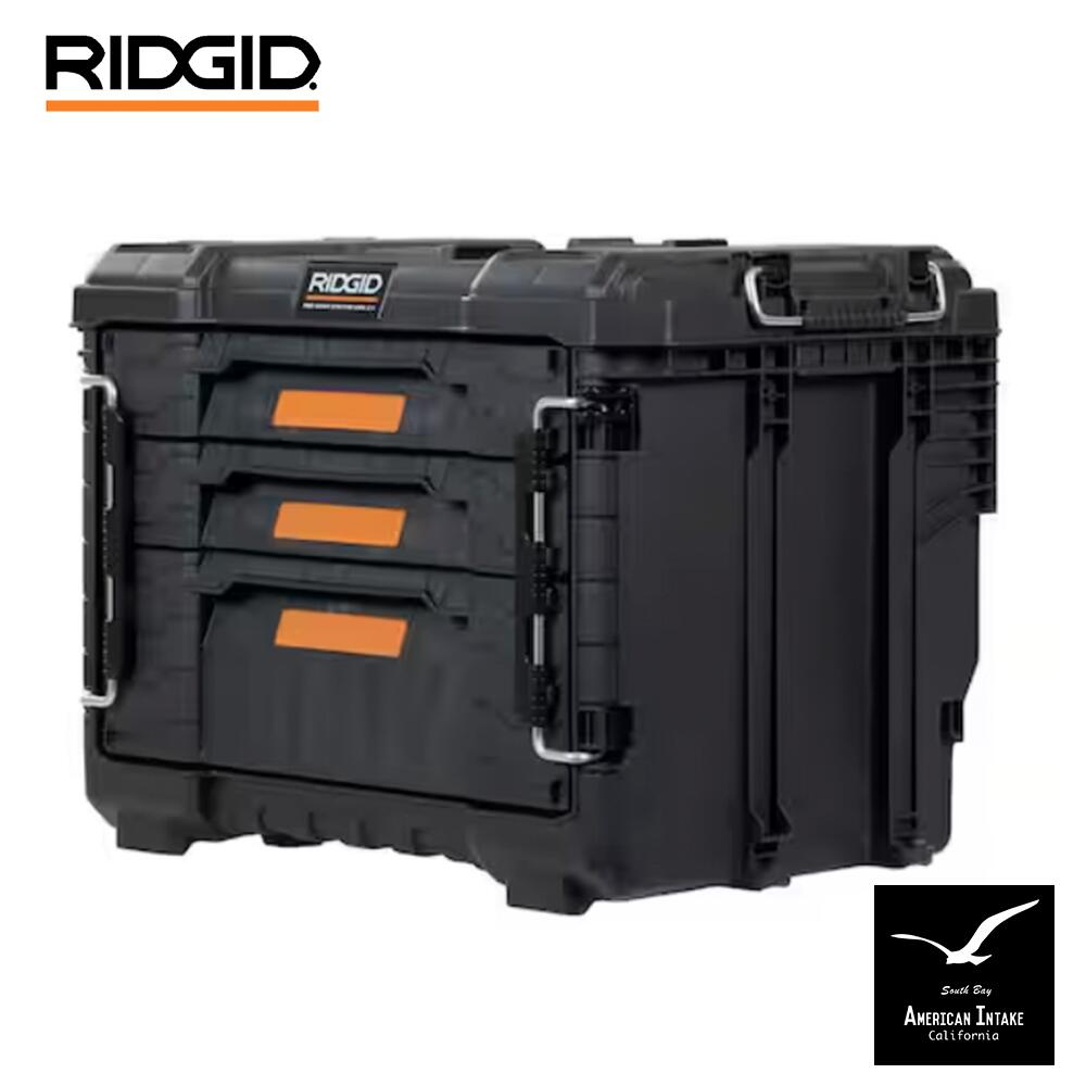 RIDGID Pro Gear 2.0 XL 3段引き出し ツールボックス｜American-Intake 30,615円