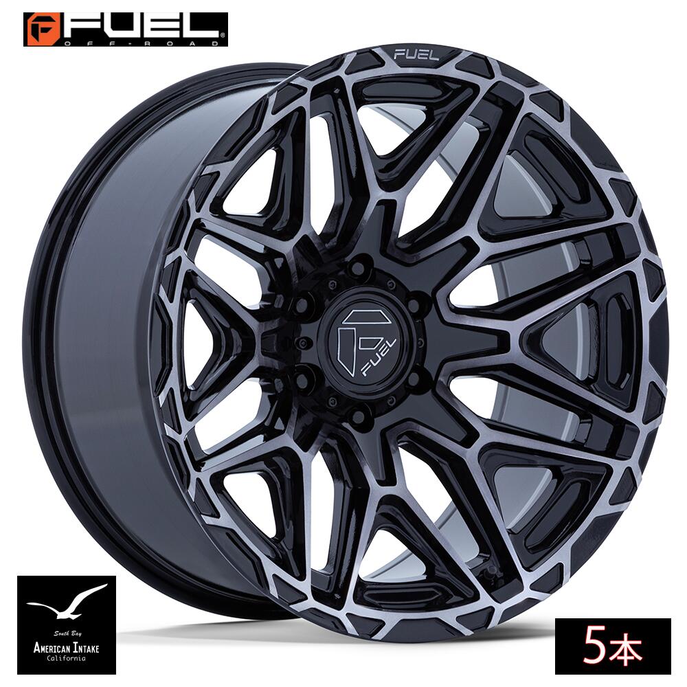 Fuel Off Road フューエルオフロード ホイール FC885 INJECTOR | GLOSS BLACK MACHINED FACE W/ DARK TINT ( 5本 )｜American-Intake