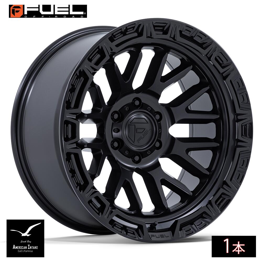 Fuel Off Road フューエルオフロード ホイール FC890 RAIL | MATTE BLACK W/ GLOSS BLACK LIP ( 1本 )｜American-Intake