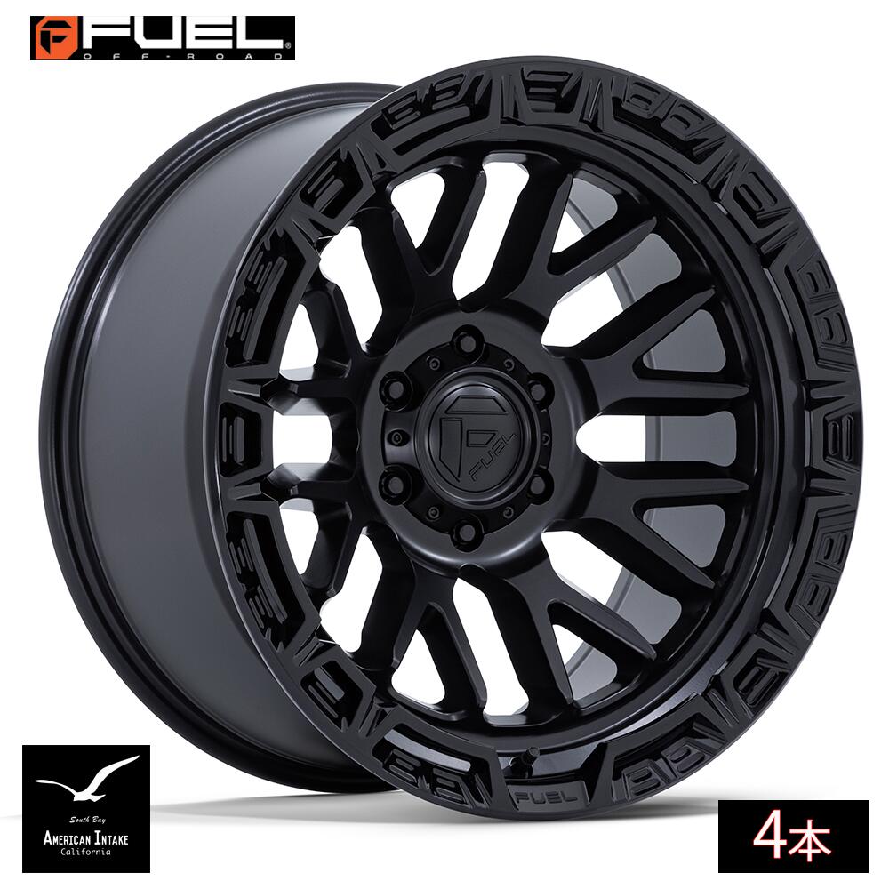 Fuel Off Road フューエルオフロード ホイール FC890 RAIL | MATTE BLACK W/ GLOSS BLACK LIP ( 4本 )|American-Intake