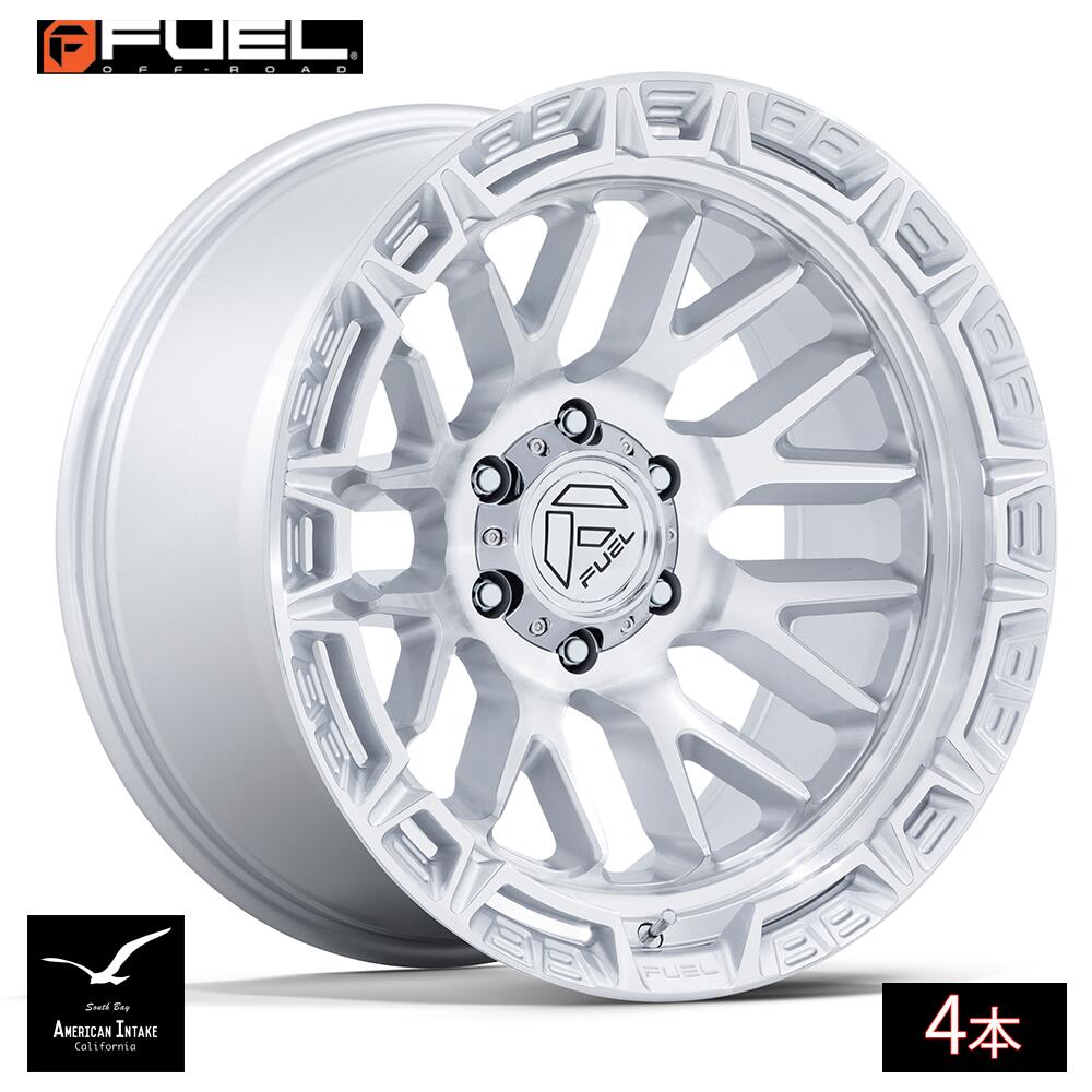 Fuel Off Road フューエルオフロード ホイール FC890 RAIL | GLOSS SILVER W/ MACHINED FACE ( 4本 )｜American-Intake