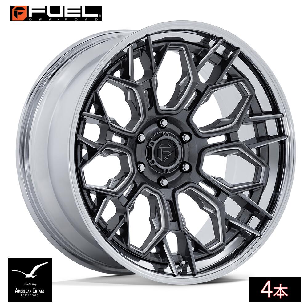 Fuel Off Road フューエルオフロード ホイール FC409 HIVE | GLOSS GUNMETAL W/ CHROME LIP ( 4本 )|American-Intake