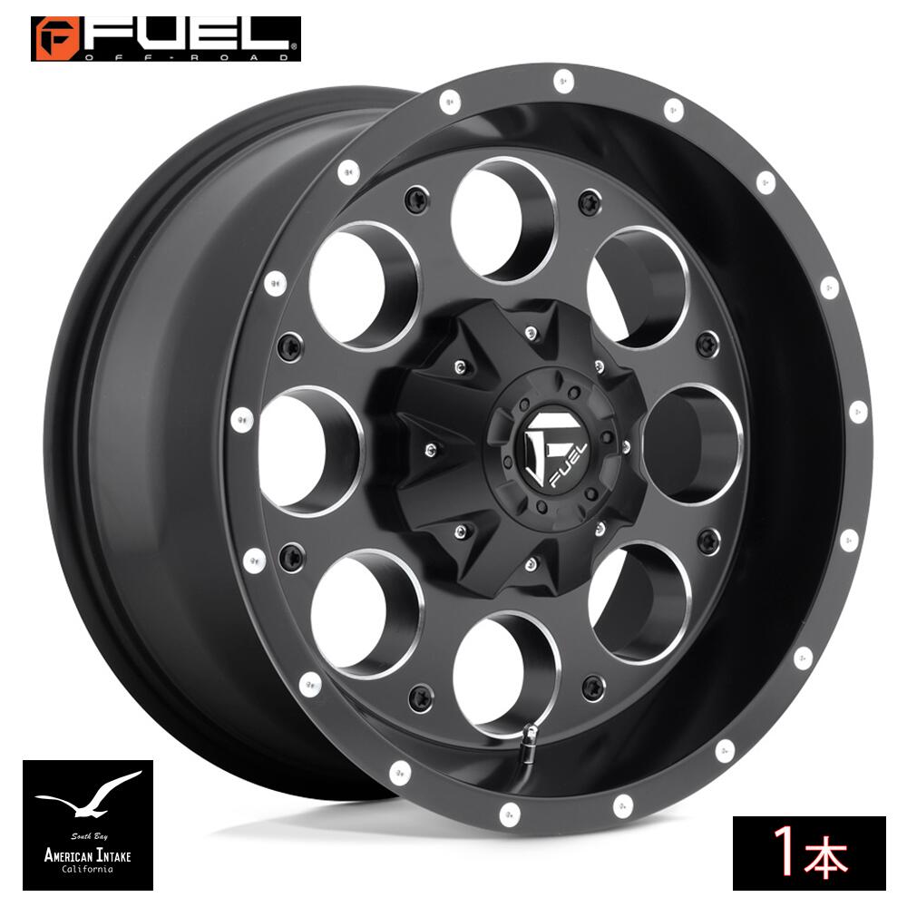 Fuel Off Road フューエルオフロード ホイール D525 REVOLVER | MATTE BLACK MILLED ( 1本 )|American-Intake