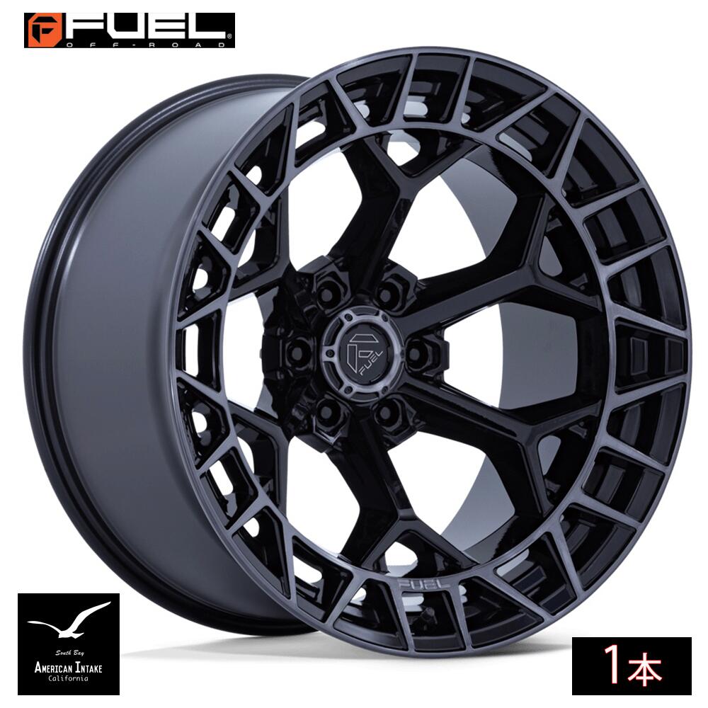 Fuel Off Road フューエルオフロード ホイール FC873 CHARGER | GLOSS BLACK BRUSHED DARK TINT ( 1本 )|American-Intake