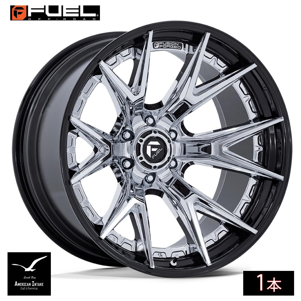 Fuel Off Road フューエルオフロード ホイール FC402 CATALYST | CHROME W/ GLOSS BLACK LIP ( 1本 )|American-Intake