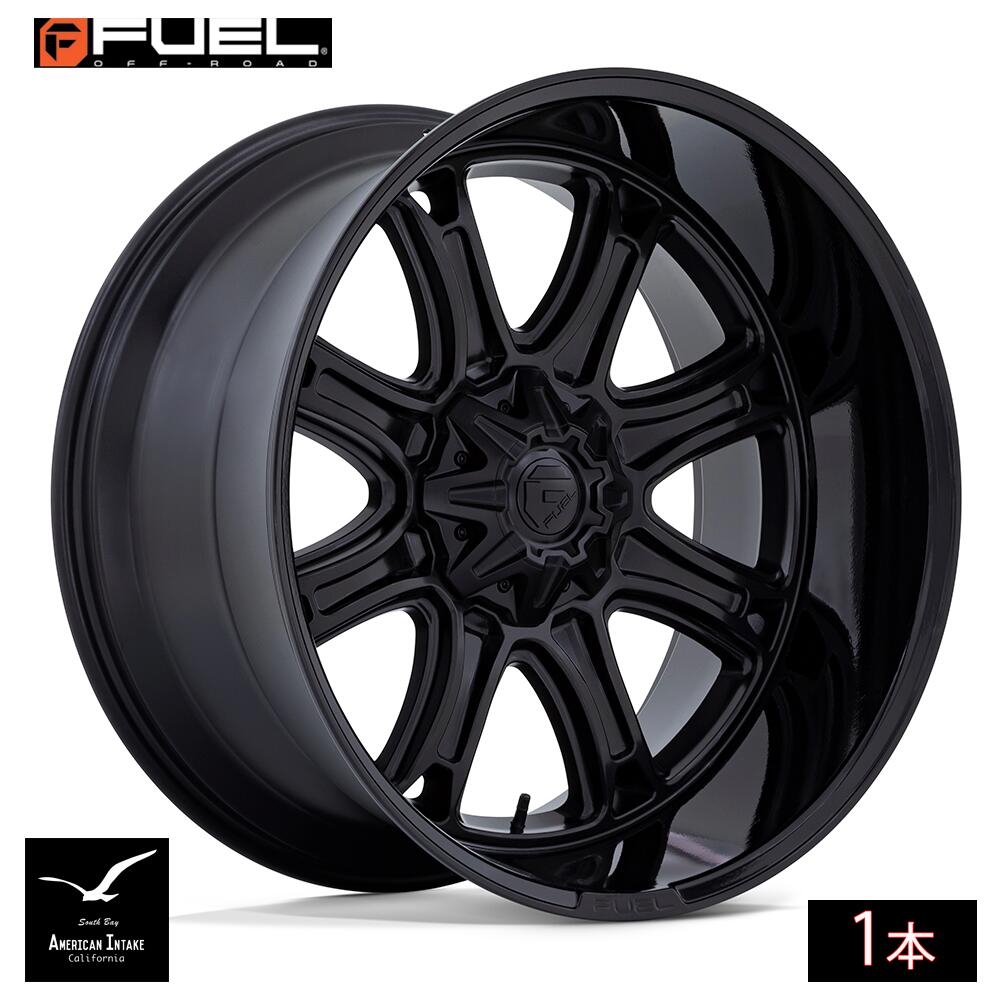 Fuel Off Road フューエルオフロード ホイール DARKSTAR | MATTE BLACK W/ GLOSS BLACK LIP ( 1本 )｜American-Intake