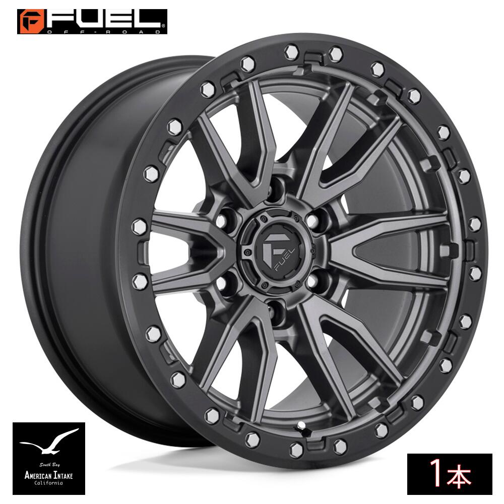 Fuel Off Road フューエルオフロード ホイール D680 REBEL | MATTE GUN METAL BLACK BEAD RING ( 1本 )｜American-Intake