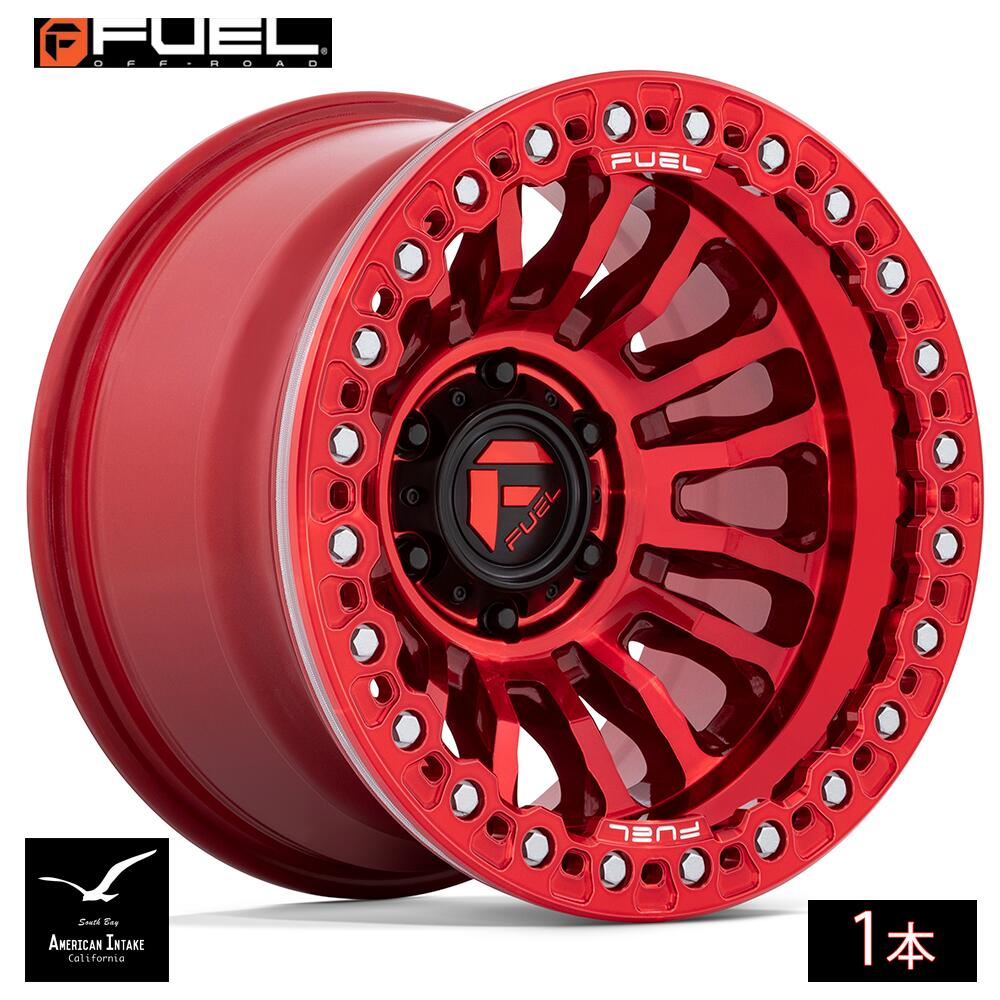Fuel Off Road フューエルオフロード ホイール FC125 RINCON BEADLOCK | CANDY RED ( 1本 )|American-Intake
