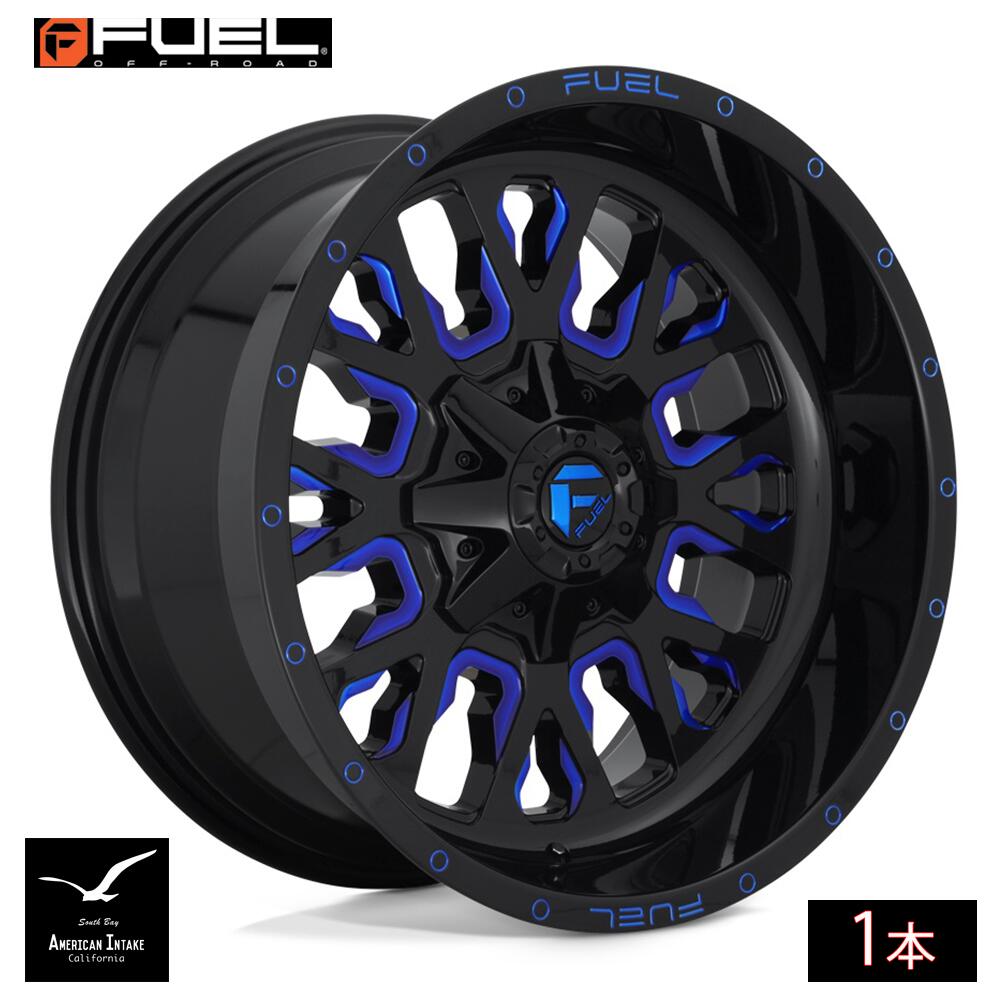 Fuel Off Road フューエルオフロード ホイール D645 STROKE | GLOSS BLACK BLUE TINTED CLEAR ( 1本 )｜American-Intake 51,540円