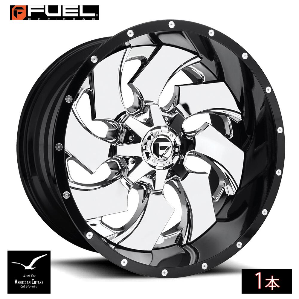 Fuel Off Road フューエルオフロード ホイール D240 CLEAVER | CHROME PLATED GLOSS BLACK LIP ( 1本 )｜American-Intake