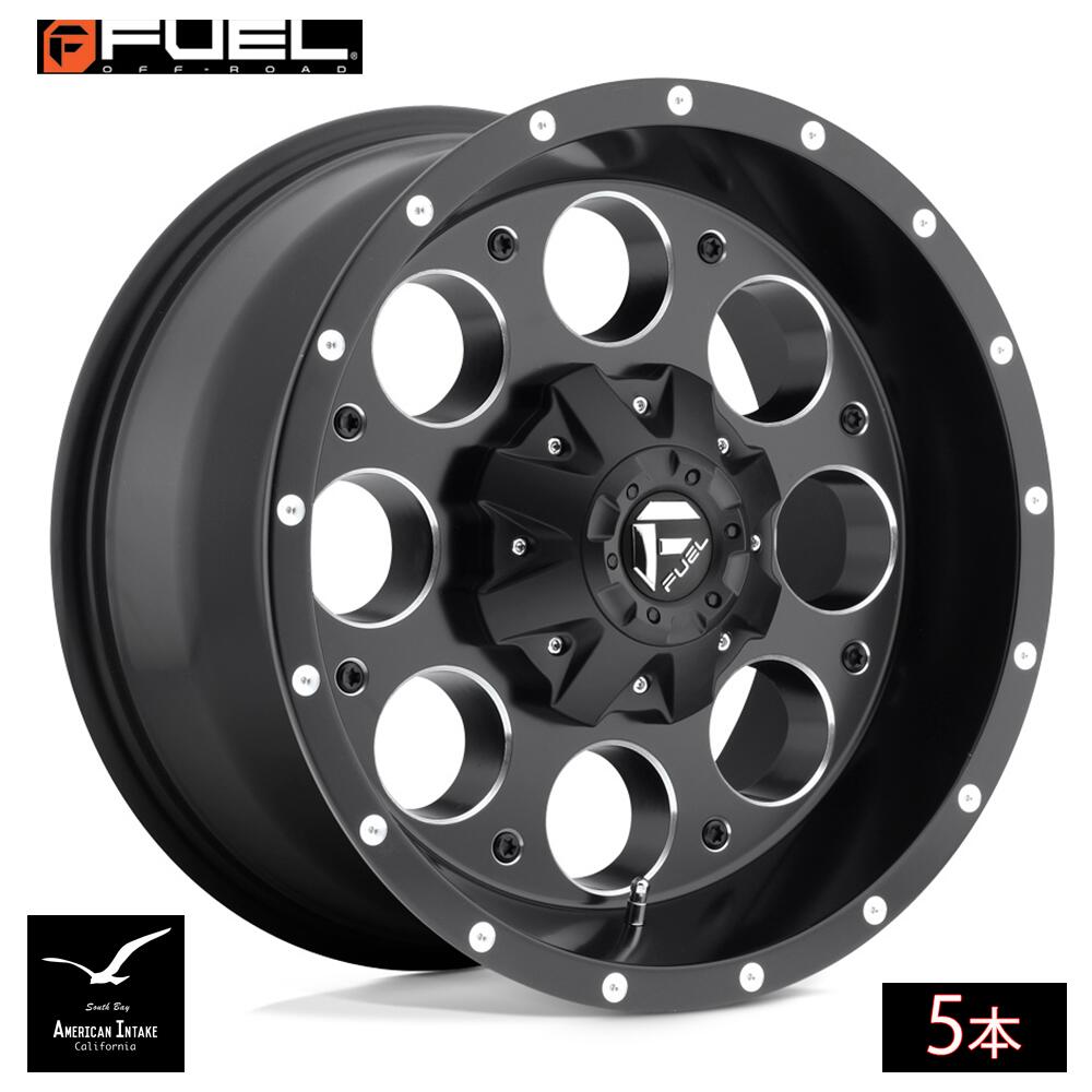 Fuel Off Road フューエルオフロード ホイール D525 REVOLVER | MATTE BLACK MILLED ( 5本 )｜American-Intake 148,950円