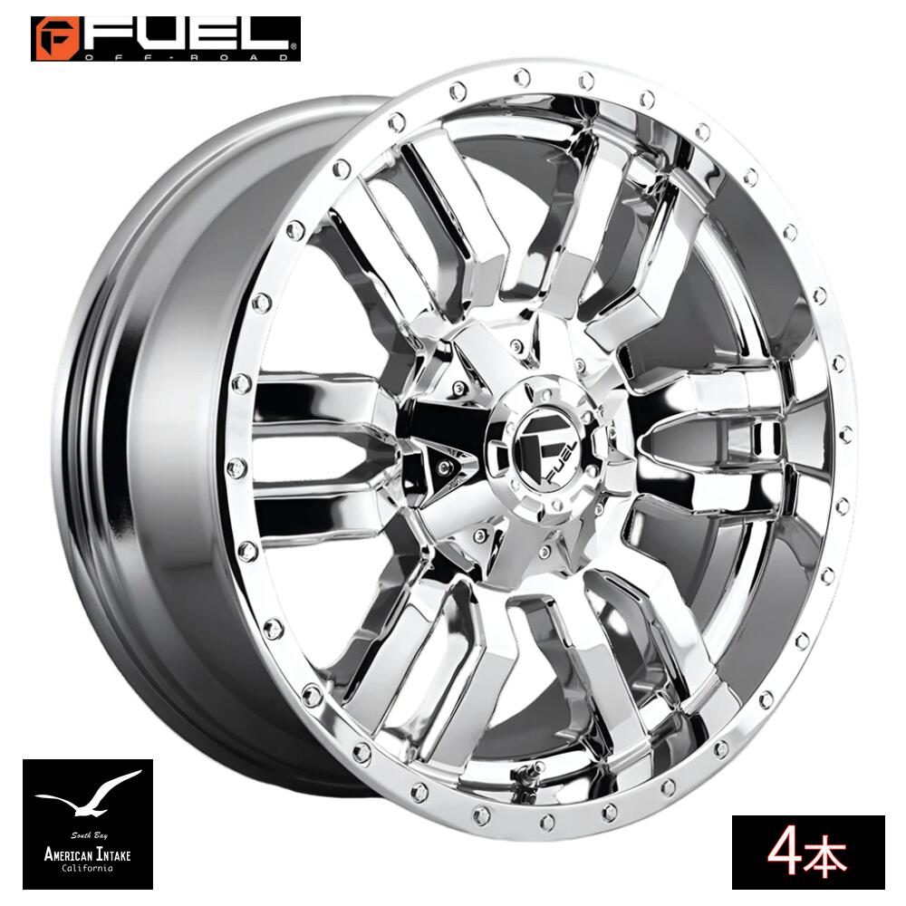 Fuel Off Road フューエルオフロード ホイール D631 SLEDGE | CHROME PLATED ( 4本 )|American-Intake