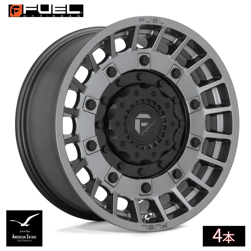 Fuel Off Road フューエルオフロード ホイール D726 MILITIA | MATTE ANTHRACITE & BLACK ( 4本 )｜American-Intake 161,650円
