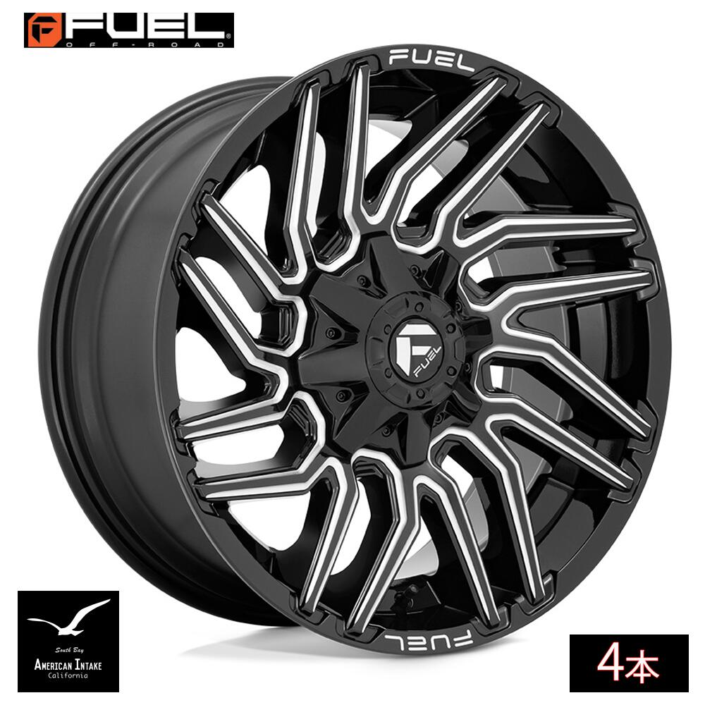 Fuel Off Road フューエルオフロード ホイール D773 TYPHOON | GLOSS BLACK MILLED ( 4本 )｜American-Intake