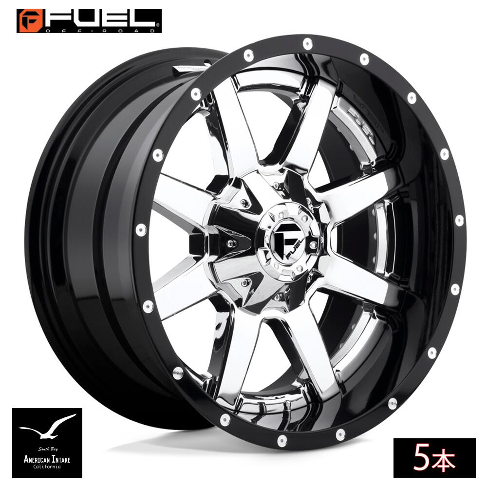 Fuel Off Road フューエルオフロード ホイール D260 MAVERICK | CHROME PLATED GLOSS BLACK LIP ( 5本 )|American-Intake