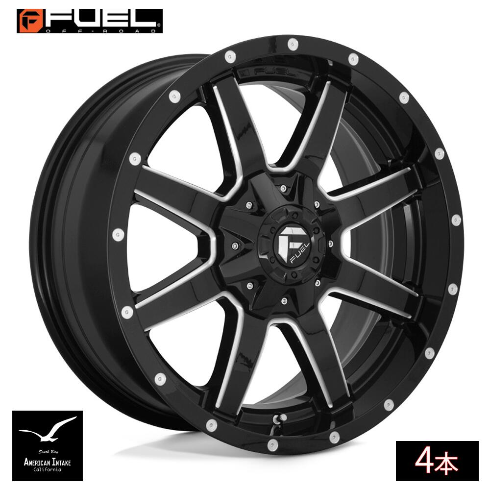 Fuel Off Road フューエルオフロード ホイール D610 MAVERICK | GLOSS BLACK MILLED ( 4本 )|American-Intake