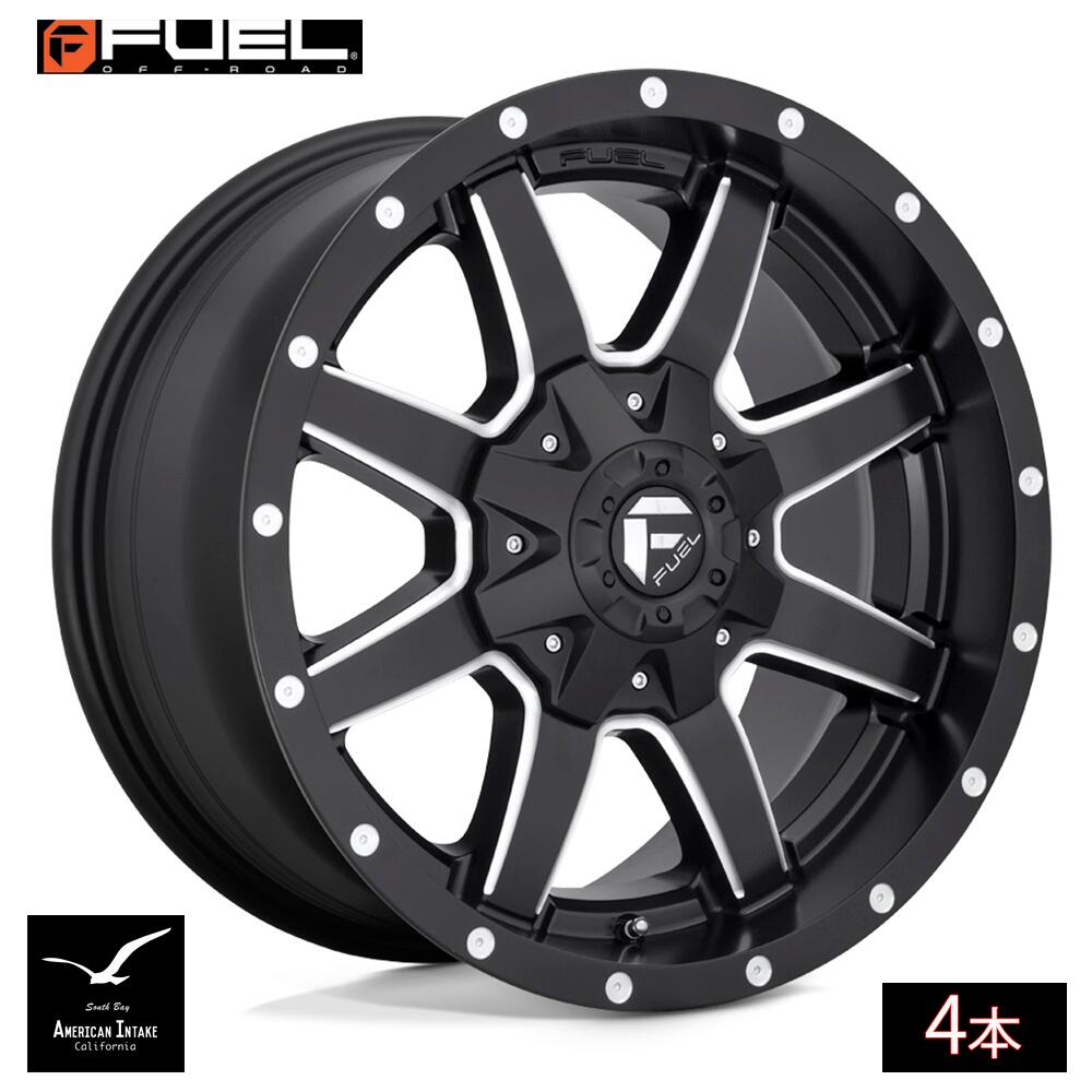 Fuel Off Road フューエルオフロード ホイール D538 MAVERICK | MATTE BLACK MILLED - 16?20インチ ( 4本 )|American-Intake