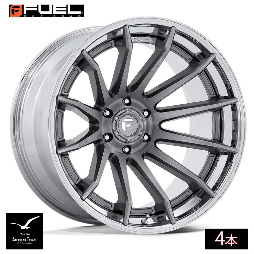Fuel Off Road フューエルオフロード ホイール FC403 BURN | PLATINUM W/ CHROME LIP ( 4本 )|American-Intake