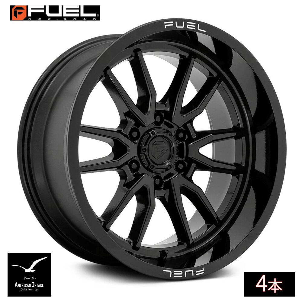 Fuel Off Road フューエルオフロード ホイール D760 CLASH | GLOSS BLACK ( 4本 )|American-Intake