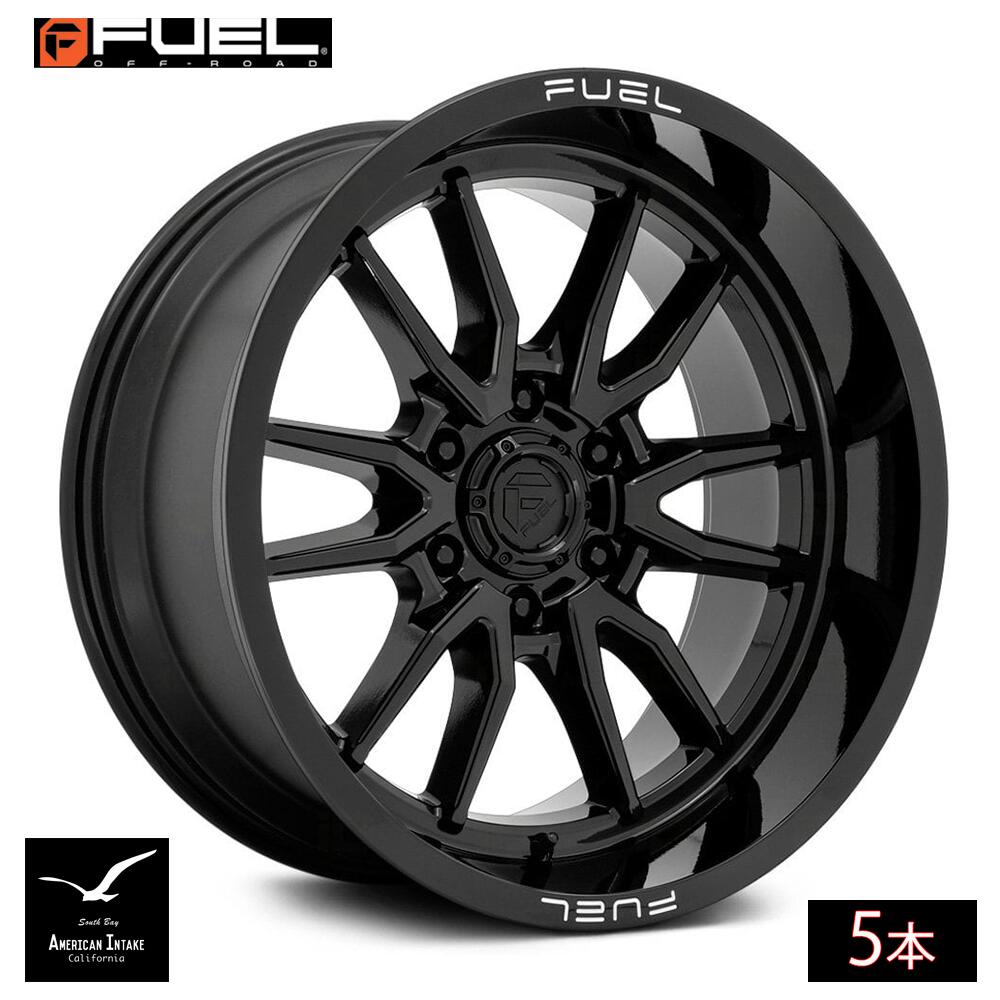 Fuel Off Road フューエルオフロード ホイール D760 CLASH | GLOSS BLACK ( 5本 )|American-Intake