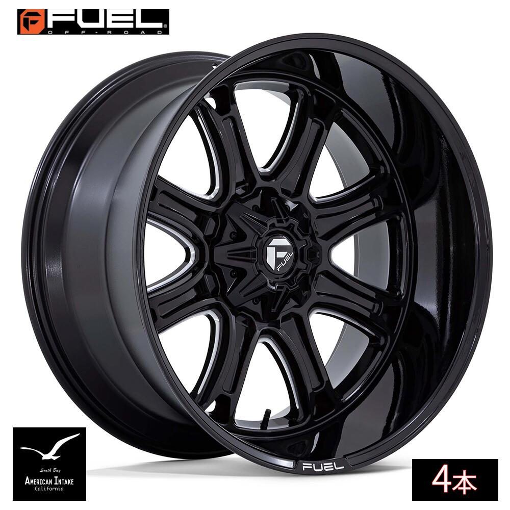 Fuel Off Road フューエルオフロード ホイール DARKSTAR | GLOSS BLACK MILLED ( 4本 )|American-Intake