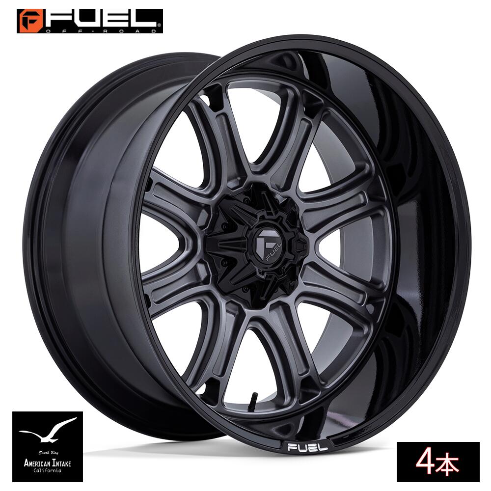 Fuel Off Road フューエルオフロード ホイール DARKSTAR | MATTE GUNMETAL W/ BLACK LIP ( 4本 )|American-Intake