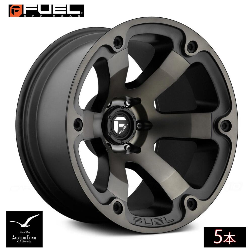 Fuel Off Road フューエルオフロード ホイール D564 BEAST | MATTE BLACK DOUBLE DARK TINT ( 5本 )|American-Intake
