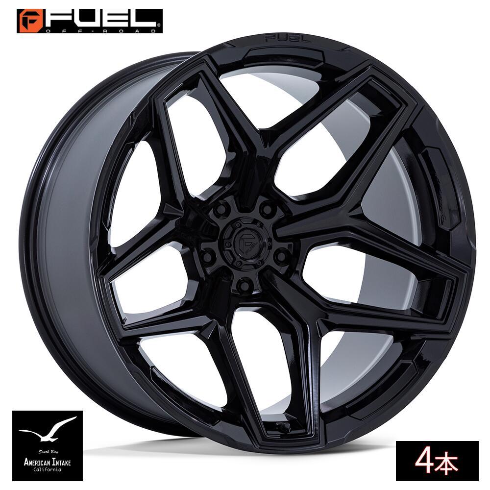 Fuel Off Road フューエルオフロード ホイール FLUX | GLOSS BLACK ( 4本 )|American-Intake