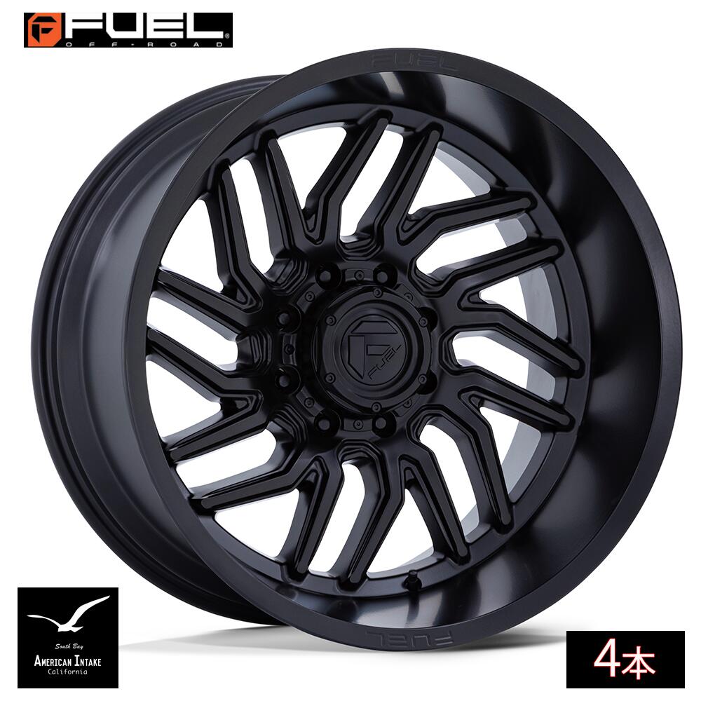 Fuel Off Road フューエルオフロード ホイール D864 HURRICANE | BLACKOUT ( 4本 )|American-Intake