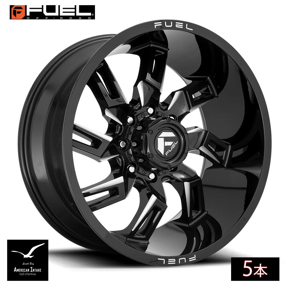 Fuel Off Road フューエルオフロード ホイール D747 LOCKDOWN | GLOSS BLACK MILLED ( 5本 )|American-Intake