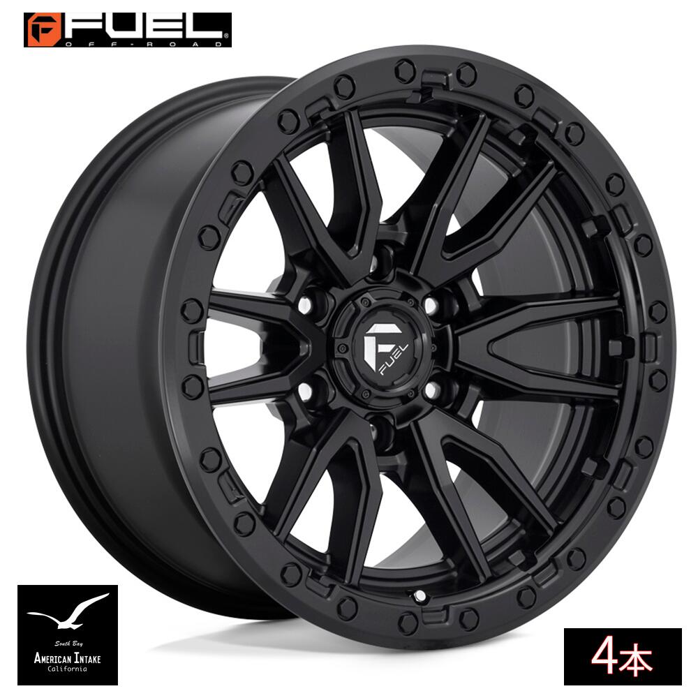 Fuel Off Road フューエルオフロード ホイール D679 REBEL | MATTE BLACK ( 4本 )｜American-Intake
