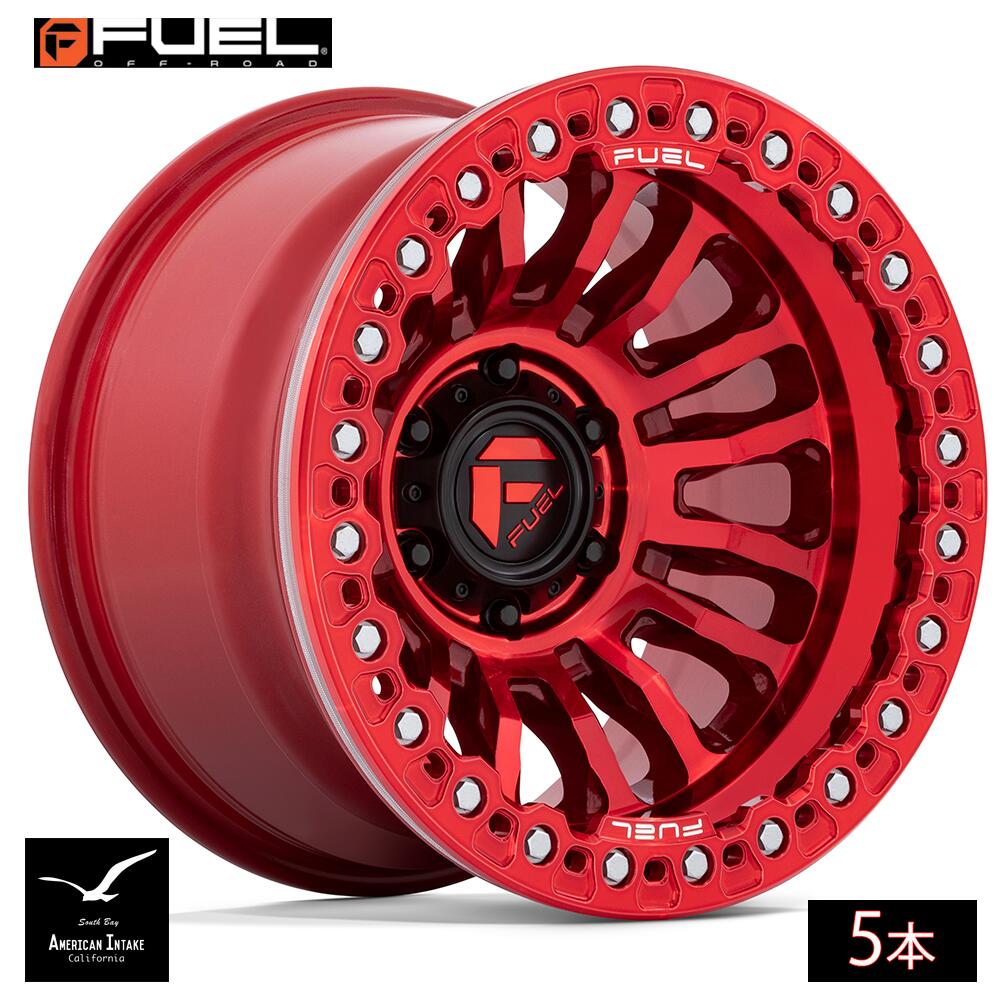 Fuel Off Road フューエルオフロード ホイール FC125 RINCON BEADLOCK | CANDY RED ( 5本 )|American-Intake