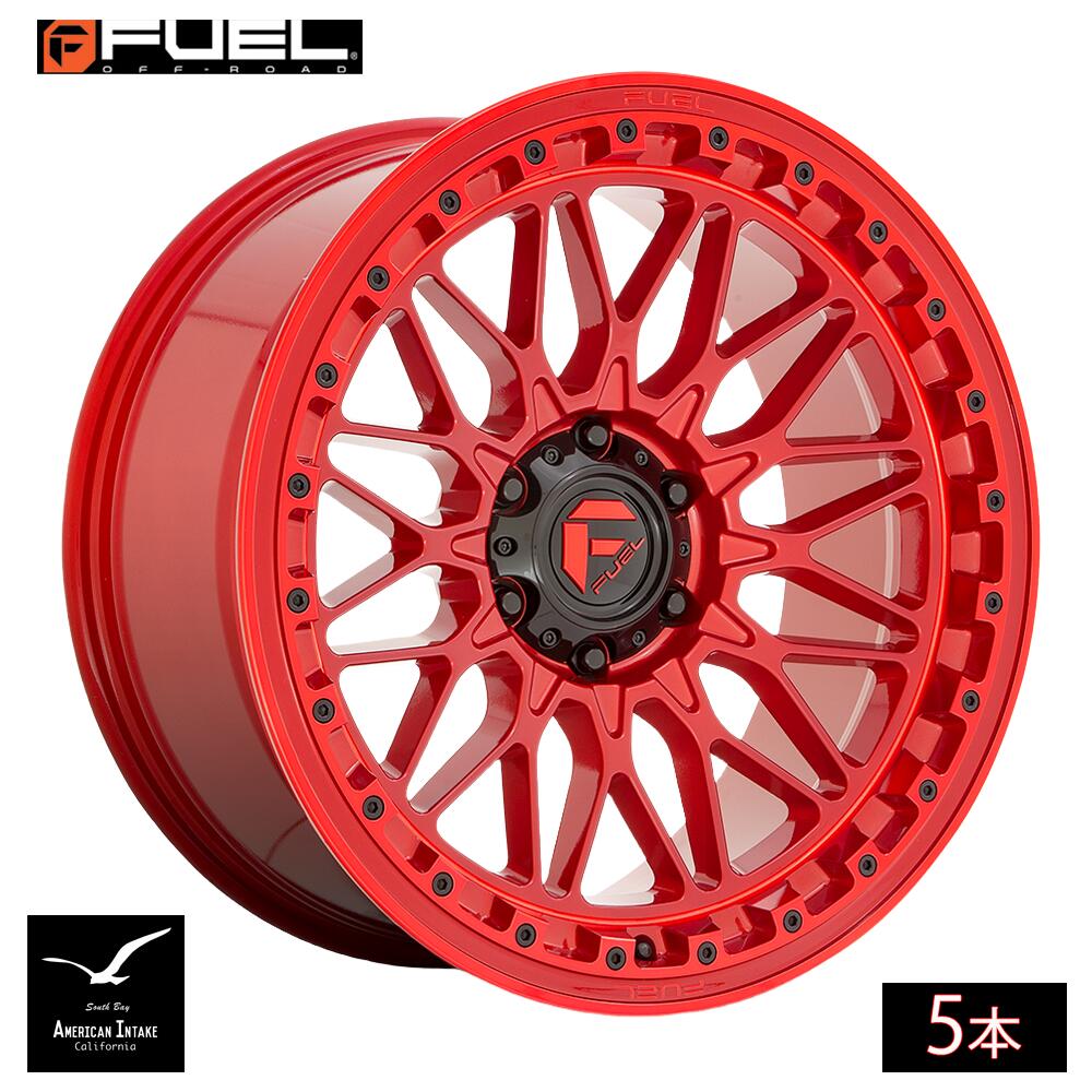 Fuel Off Road フューエルオフロード ホイール D758 TRIGGER | CANDY RED ( 5本 )｜American-Intake